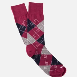 Argyle Fußballfeld Socken