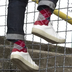 Argyle Fußballfeld Socken