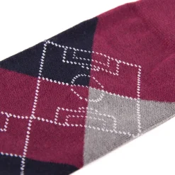 Argyle Fußballfeld Socken