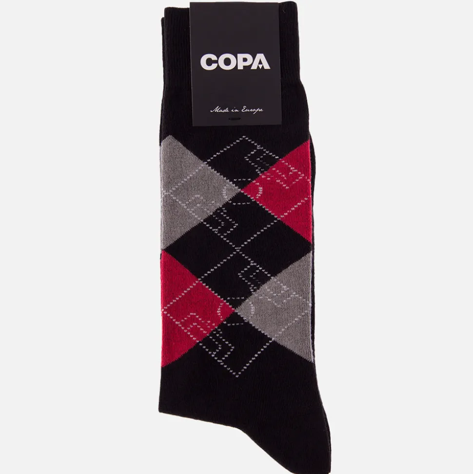 Argyle Fußballfeld Socken
