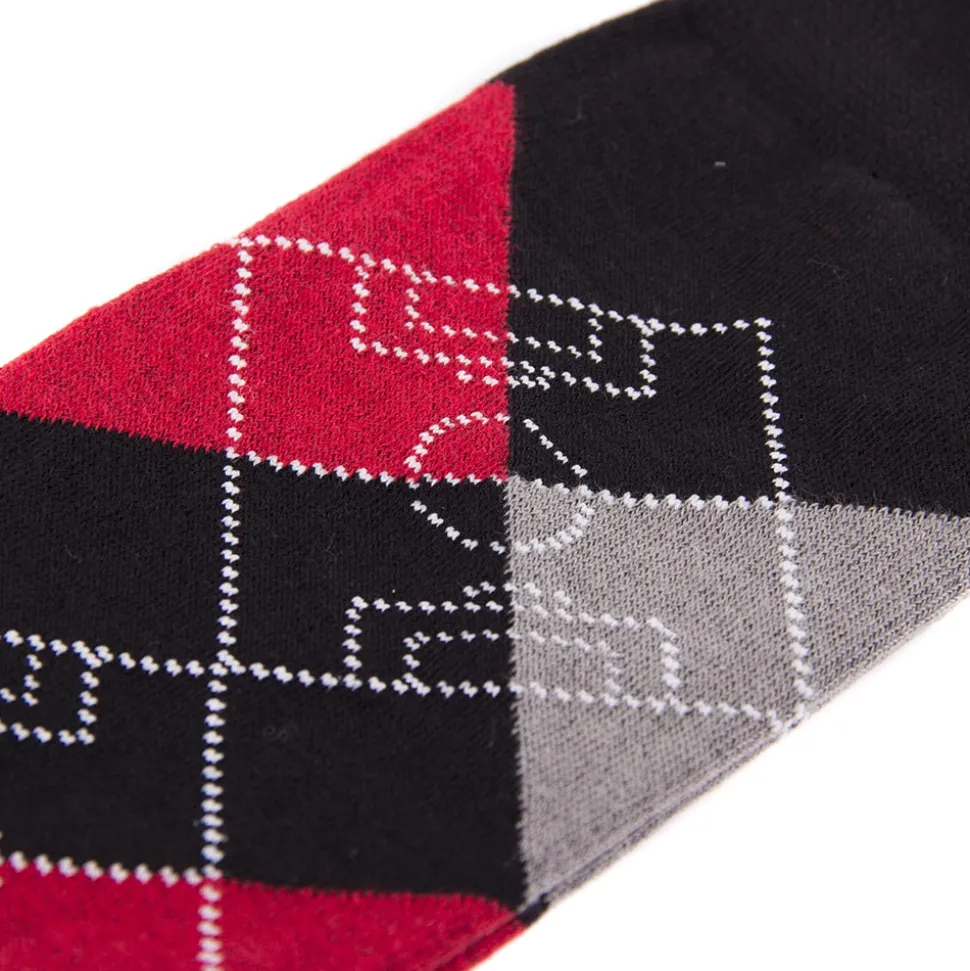 Argyle Fußballfeld Socken