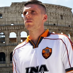 AS Roma 1998 - 99 Away Retro Fußball Trikot