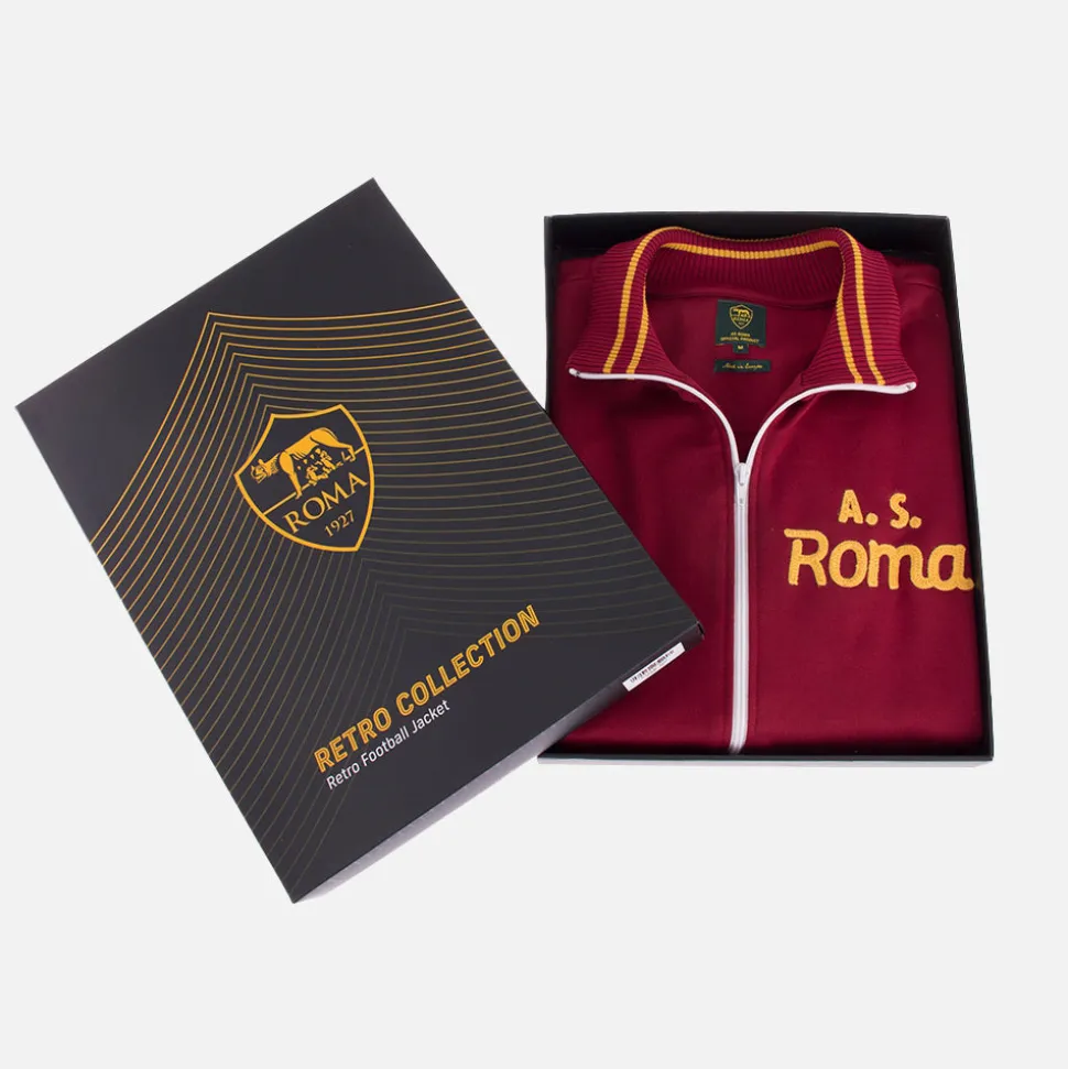 AS Roma 1974 - 75 Retro Fußball Jacke
