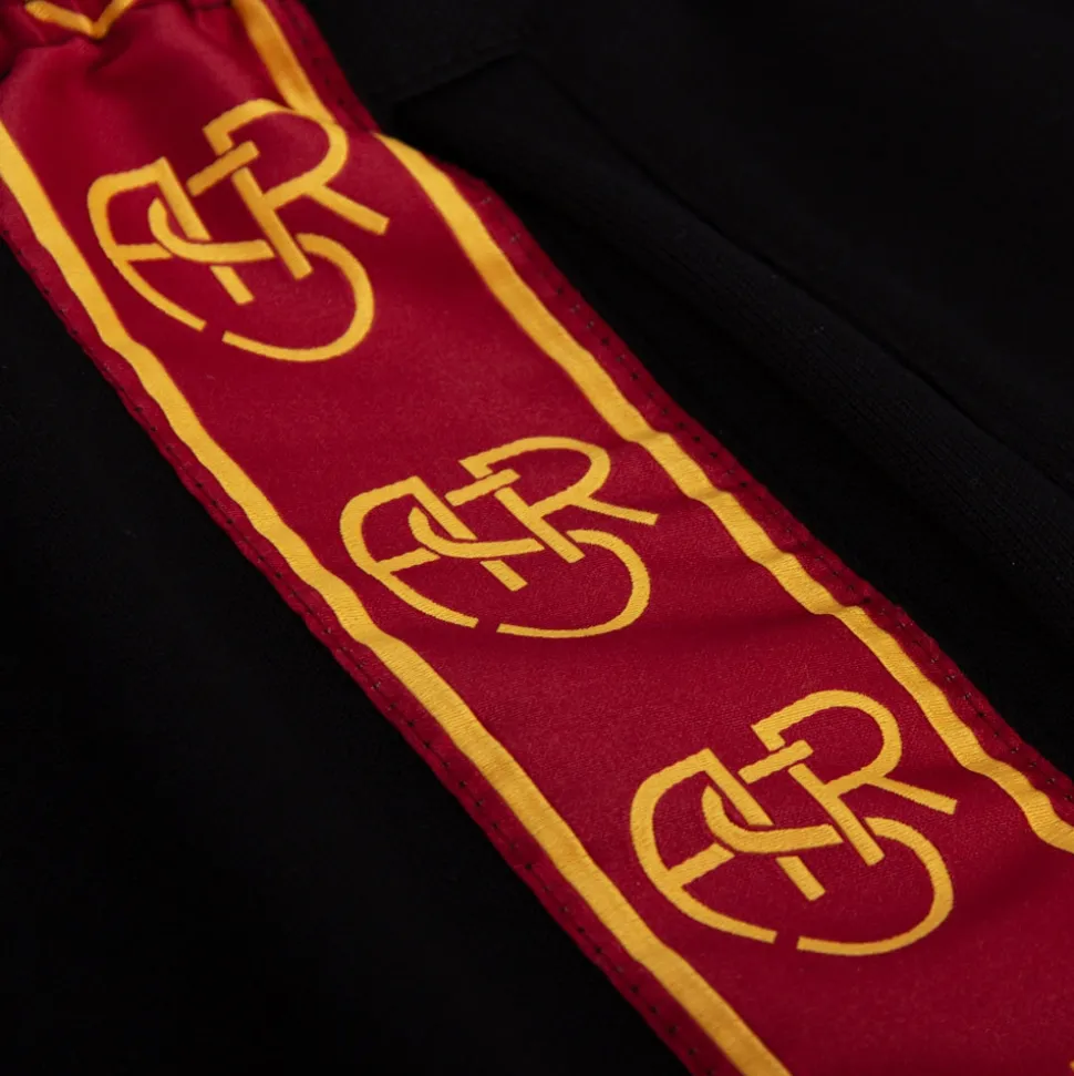 AS Roma Black Taper Hosen
