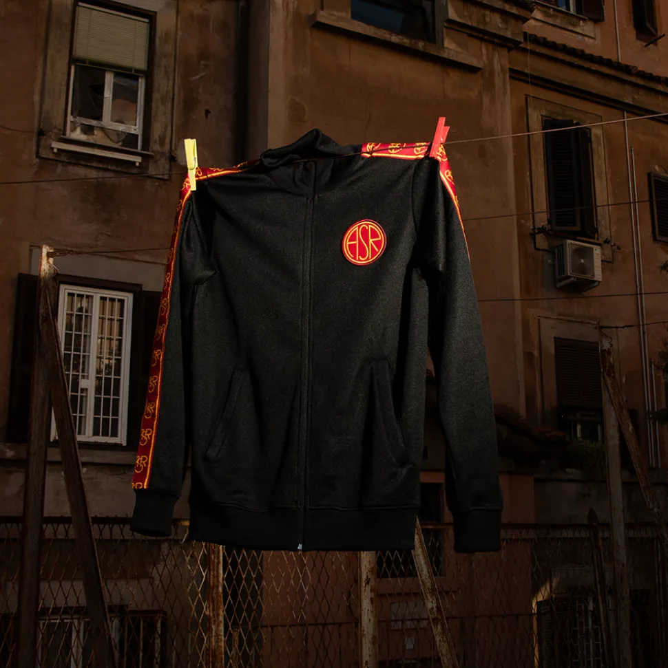 AS Roma Black Taper Jacke