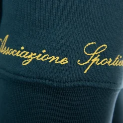 AS Roma Heritage Hooded Pullover Verde Bottiglia