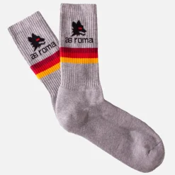 AS Roma Stripes Terry Socken