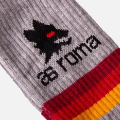 AS Roma Stripes Terry Socken