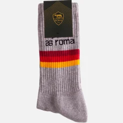 AS Roma Stripes Terry Socken