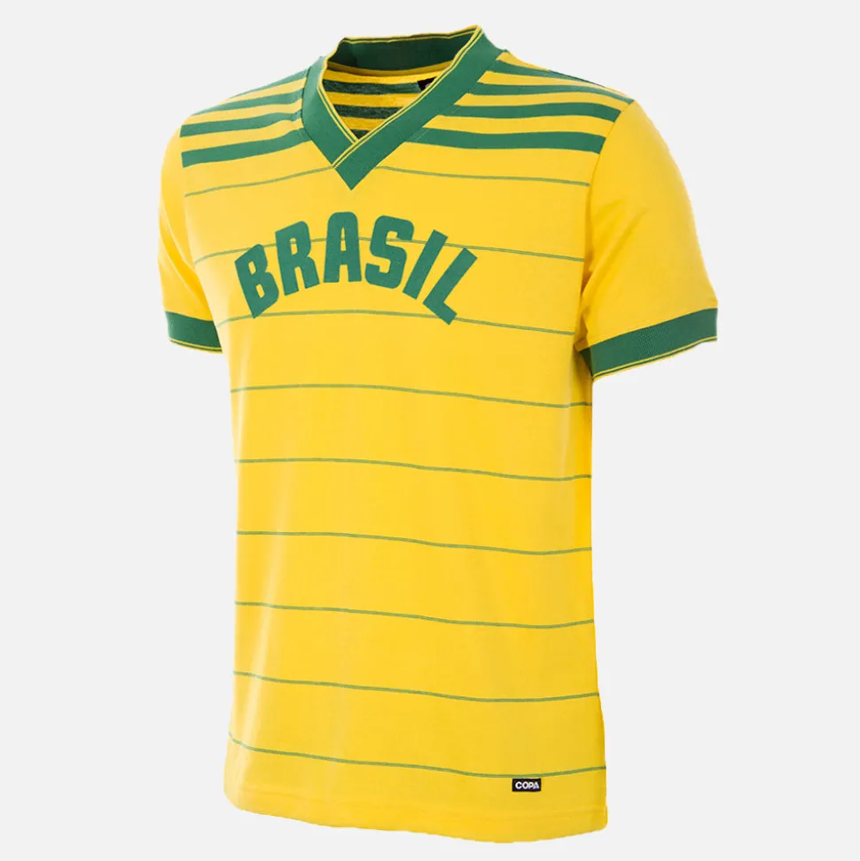 Brasilien 1984 Retro Fußball Trikot