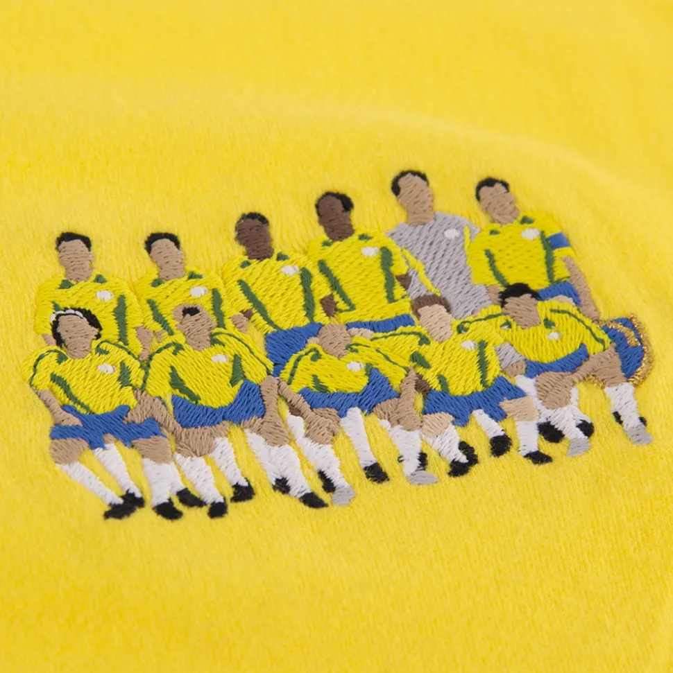 Brasilien 2002 World Champions Embroidery T-Shirt