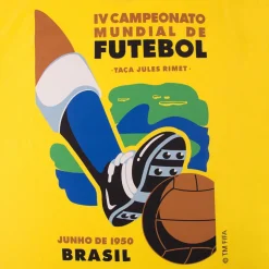 Brasilien 1950 World Cup Emblem T-Shirt