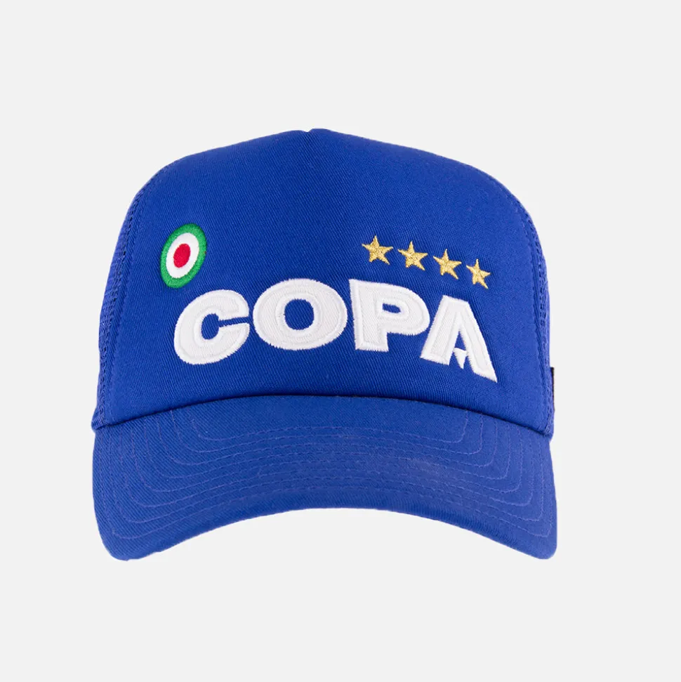 COPA Campioni Blau Trucker Kappe
