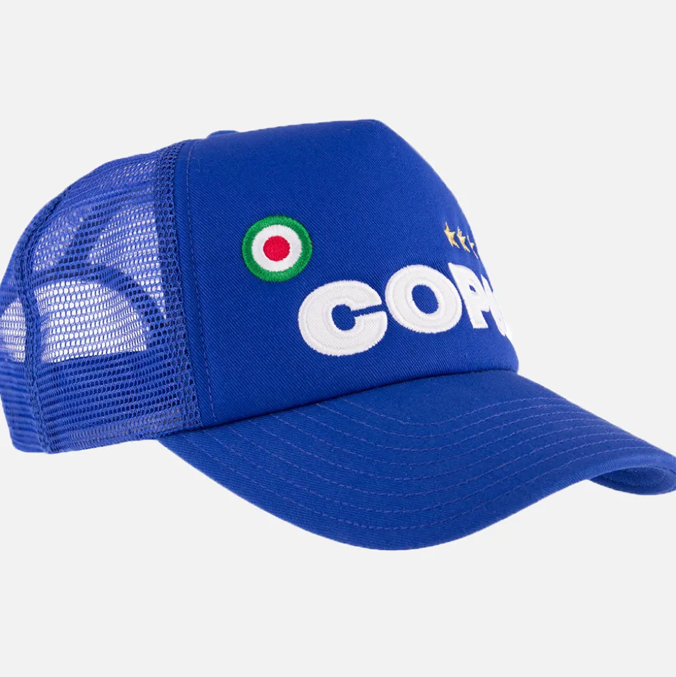 COPA Campioni Blau Trucker Kappe