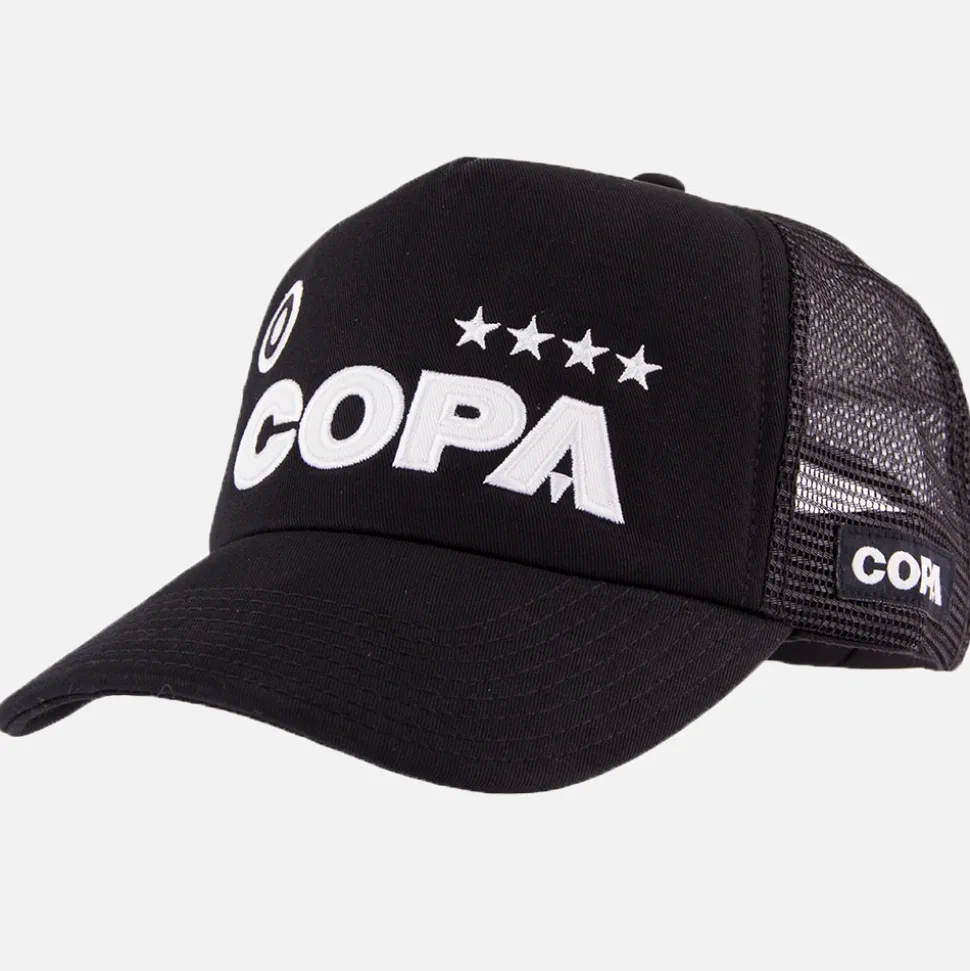 COPA Campioni Schwarz Trucker Kappe