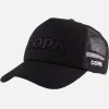 COPA 3D Schwarz Logo Trucker Kappe