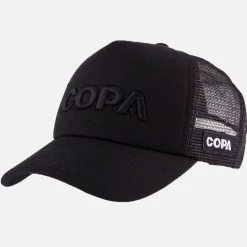 COPA 3D Schwarz Logo Trucker Kappe