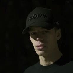 COPA 3D Schwarz Logo Trucker Kappe