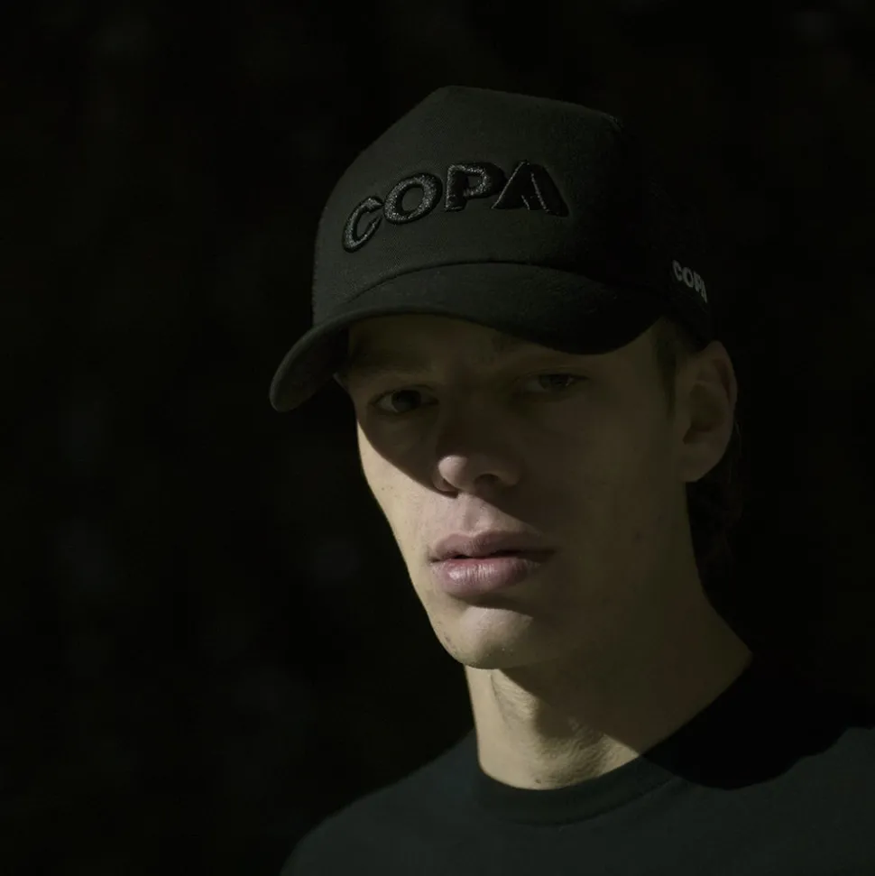 COPA 3D Schwarz Logo Trucker Kappe