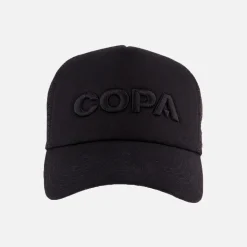 COPA 3D Schwarz Logo Trucker Kappe