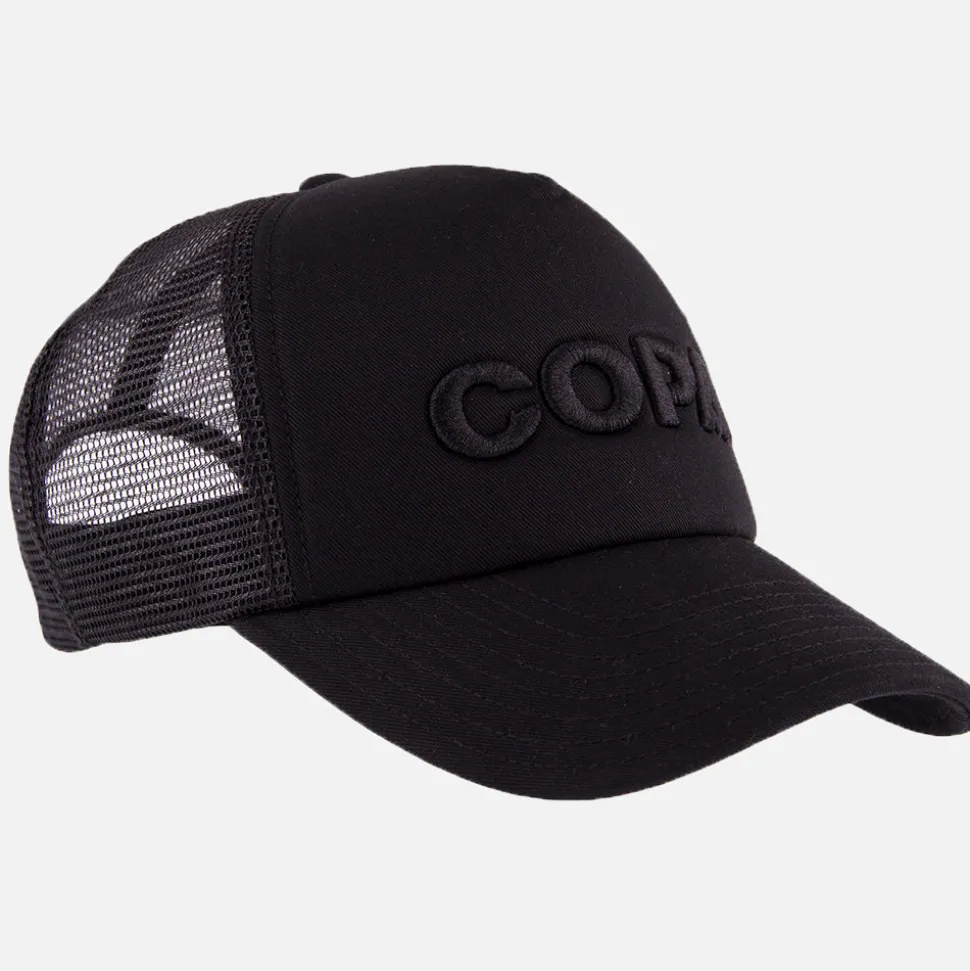 COPA 3D Schwarz Logo Trucker Kappe