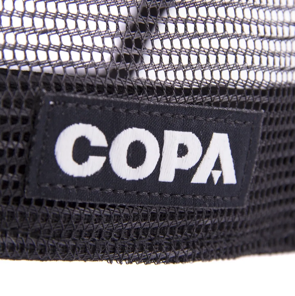 COPA 3D Schwarz Logo Trucker Kappe