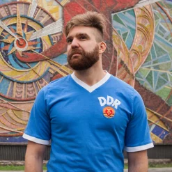 DDR World Cup 1974 Retro Fußballtrikot