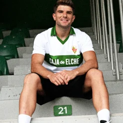 Elche CF 1987 - 88 Retro Fußballtrikot