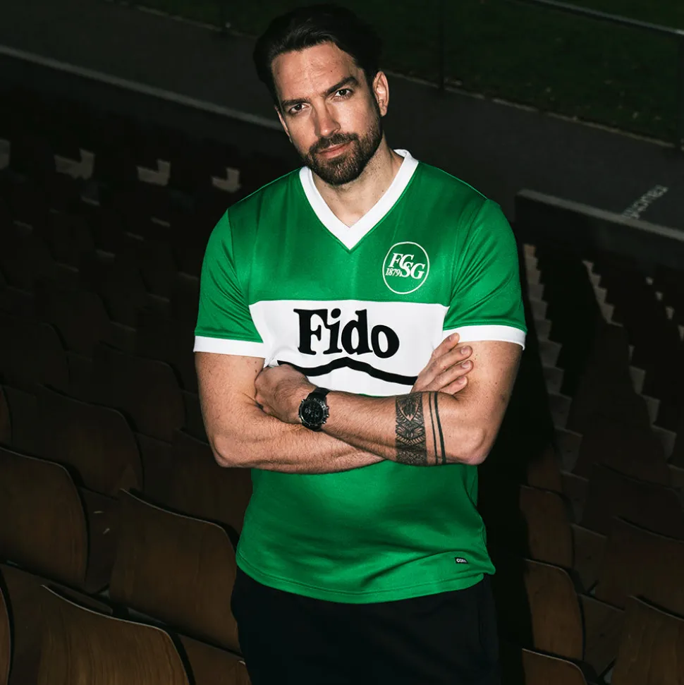 FC St.Gallen 1984 Retro Fusball Trikot