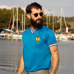 Frankreich 1971 Retro Fußballtrikot