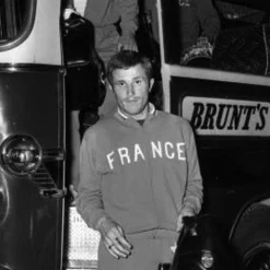 Frankreich 1960's Retro Fußball Jacke