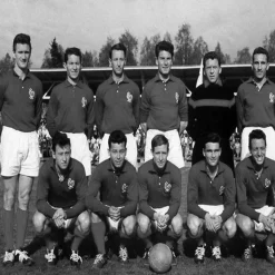 Frankreich 1950's Retro Fußball Trikot