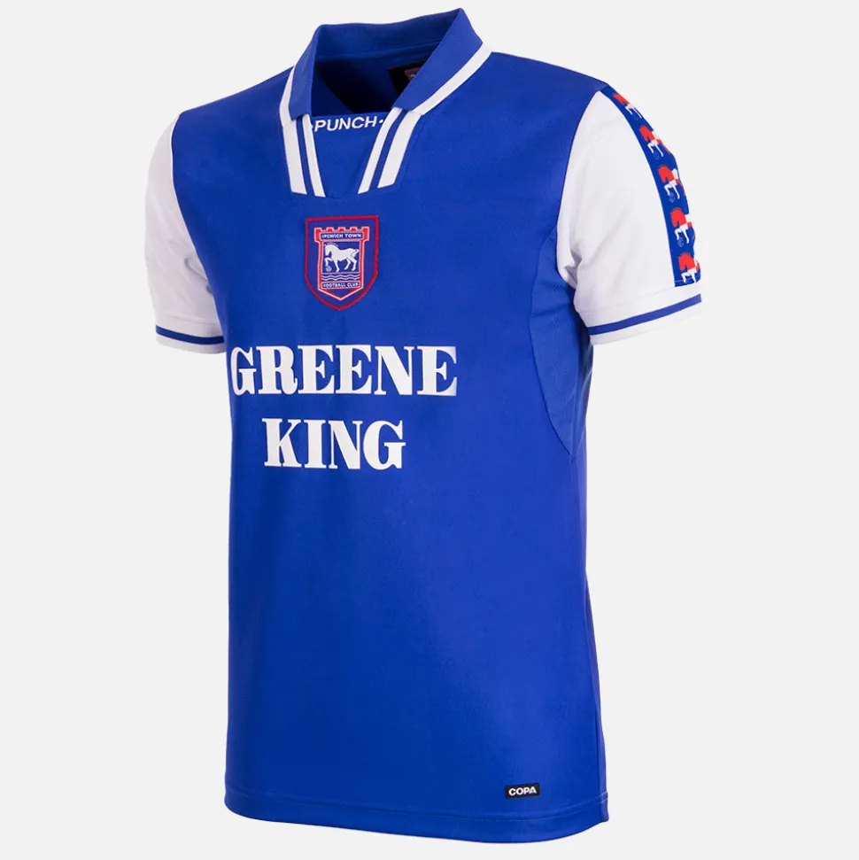 Ipswich Town FC 1997 - 99 Retro Fußballtrikot