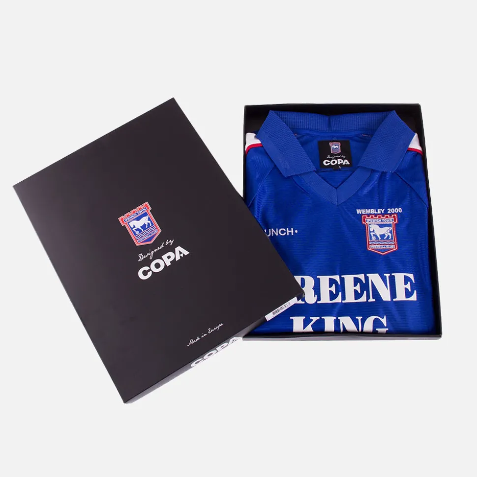 Ipswich Town FC 1999 - 00 Retro Retro Fußballtrikot