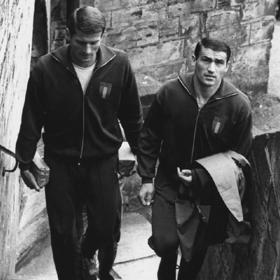 Italien 1970's Retro Fußball Jacke