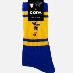 Maradona x COPA Boca Embroidery Terry Socken