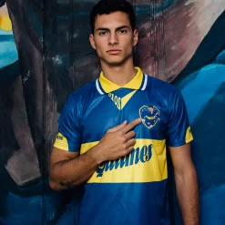 Maradona x COPA Boca Juniors 1995 Retro Fusball Trikot