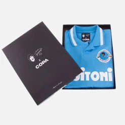 Maradona X COPA Napoli 1986-87 Fußballtrikot