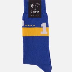 Maradona X COPA Number 10 Boca Socken