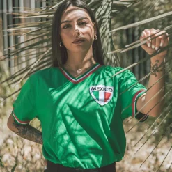 Mexiko Pelé 1980's Retro Fußball Trikot