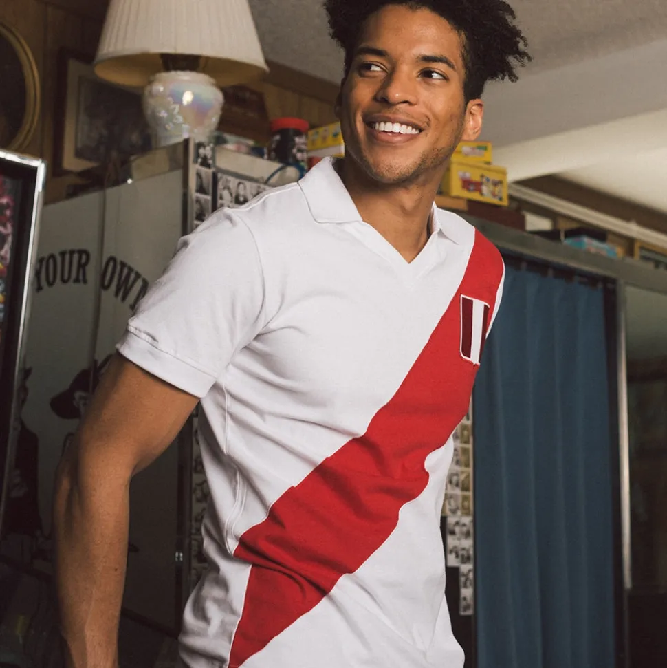 Peru 1970's Retro Fußball Trikot