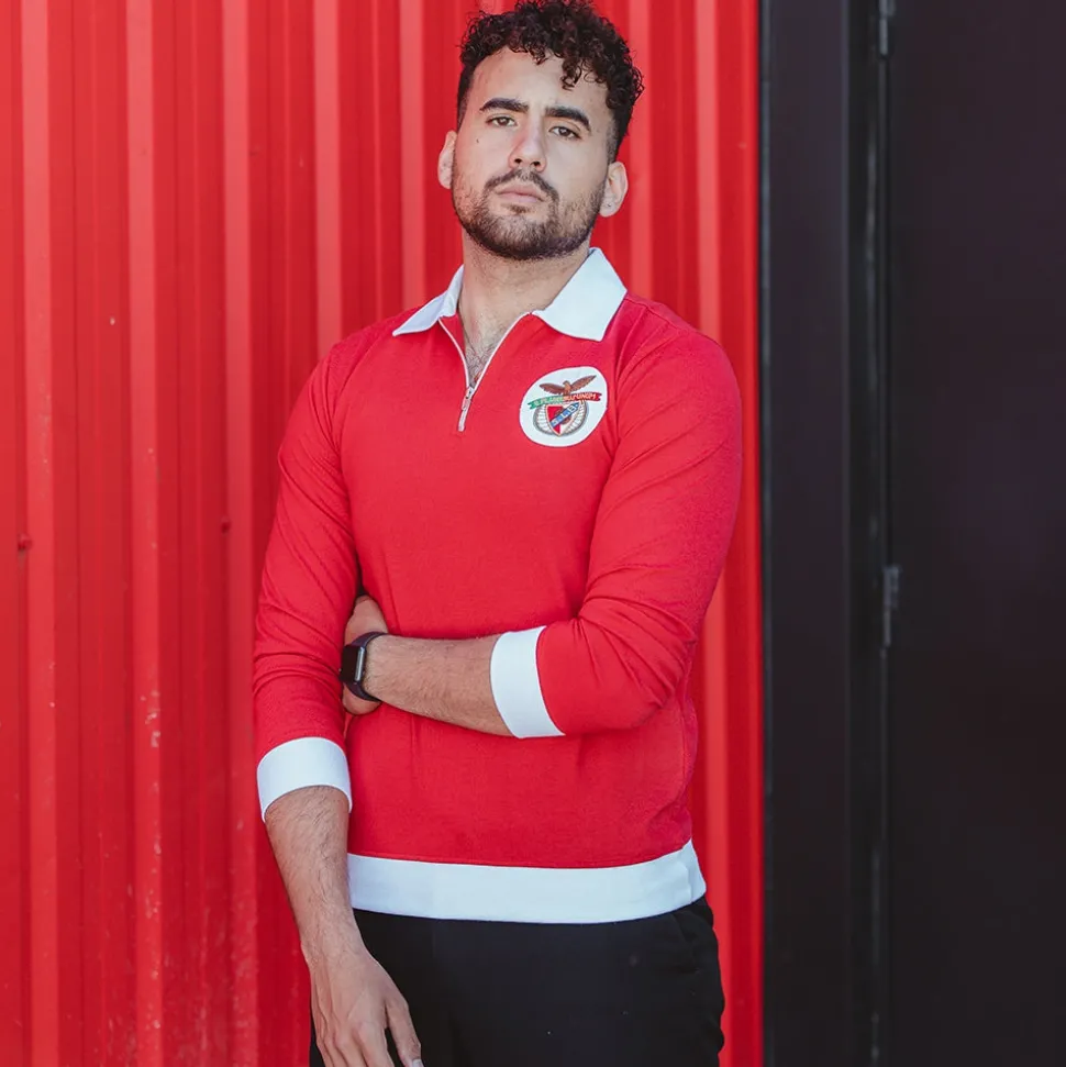 SL Benfica 1962 - 63 Retro Fußball Jacke