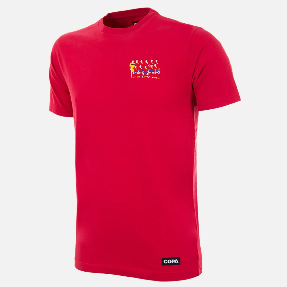 Spanien 2012 European Champions embroidery T-Shirt