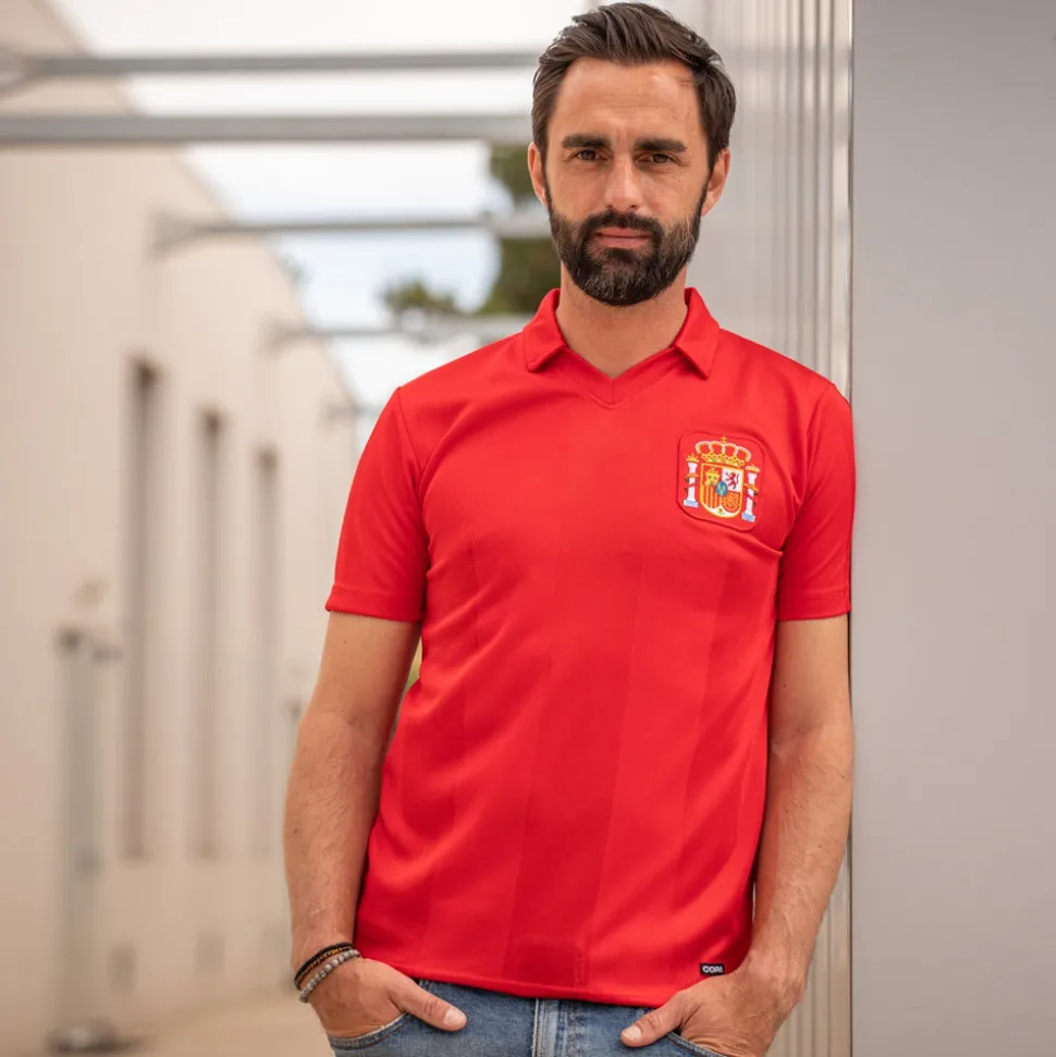 Spanien 1984 Retro Fußball Trikot