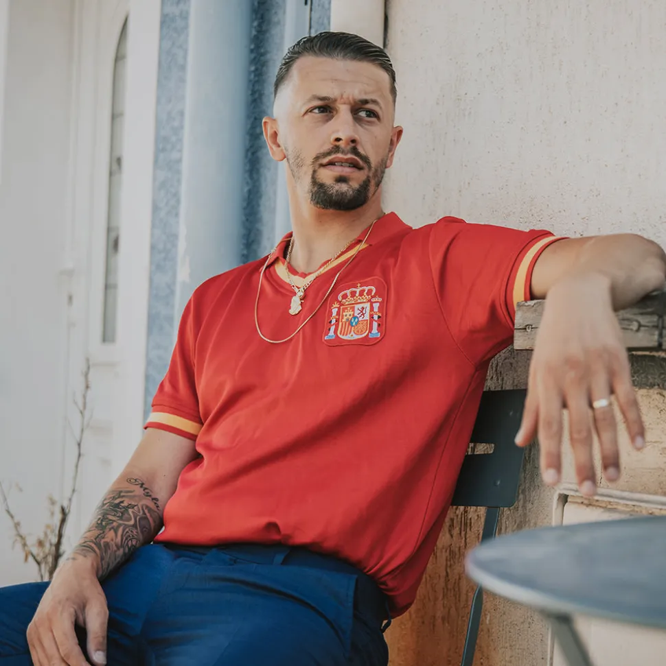 Spanien 1988 Retro Fußball Trikot