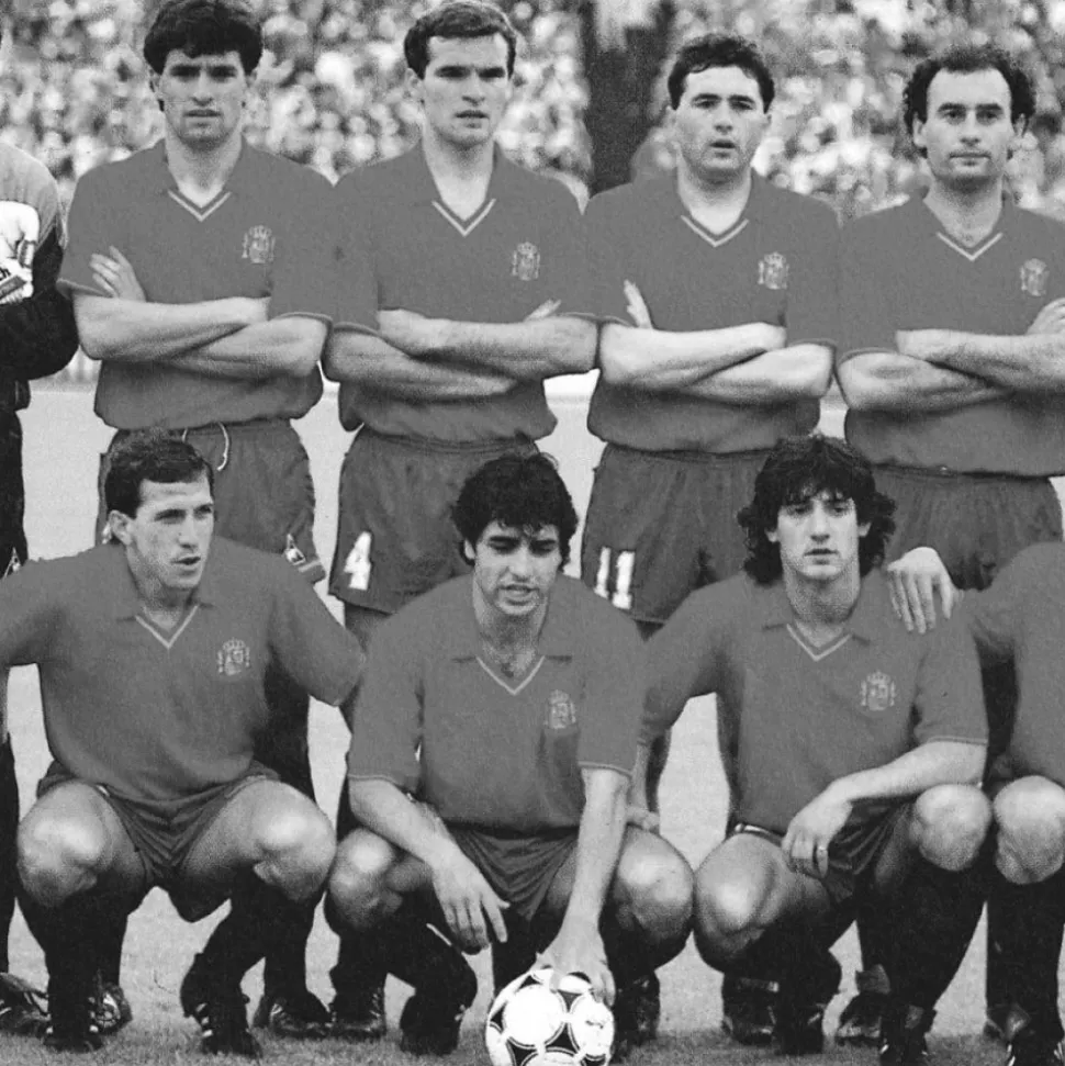 Spanien 1988 Retro Fußball Trikot